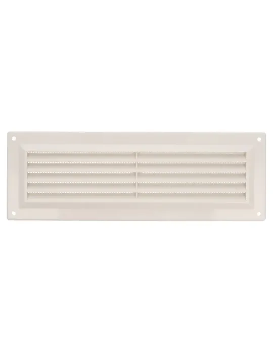 Rejilla ventilación autoblocante 9 - 260 x 90 mm - ABS - Blanco