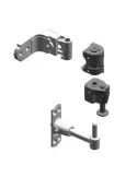 Retenedor 3100 - 105 mm - Zamak - Negro - Izquierda