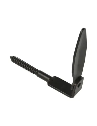 Retenedor contraventana 2 - 100 x 123 mm - Acero - Negro