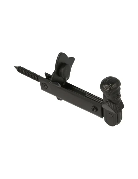 Retenedor contraventana 6 - 157 x 60 mm - Zamak - Negro