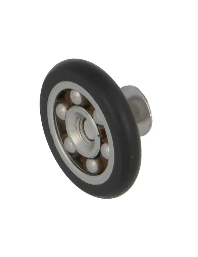 Rodamiento mampara MMP02 - Ø20 mm - Poliamida - Negro