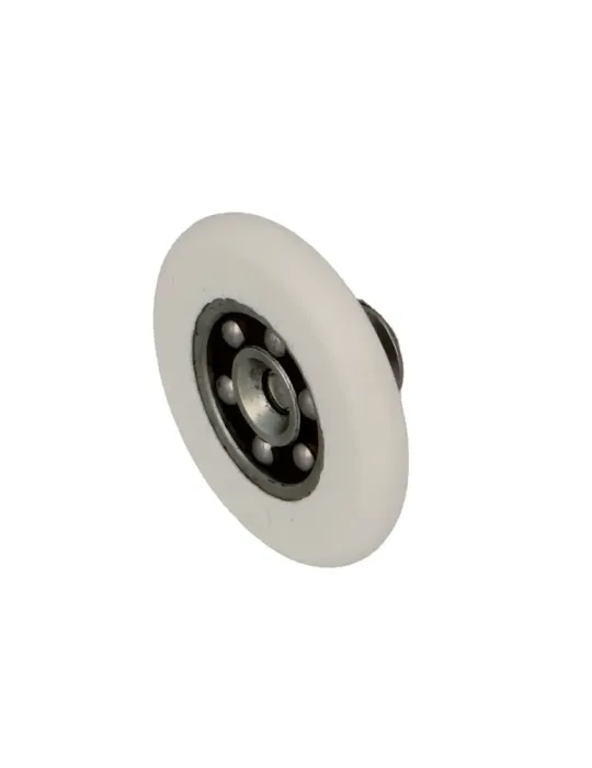 Rodamiento mampara MMP03 - Ø26 mm - Poliamida - Blanco