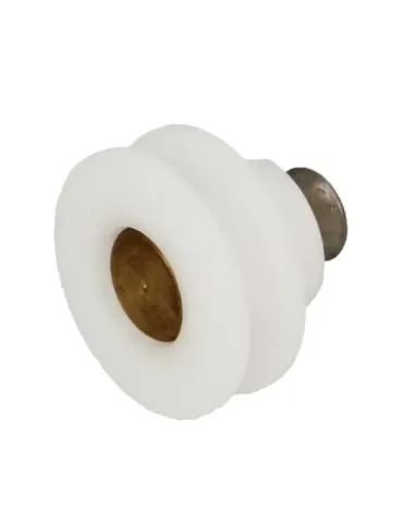 Rodamiento mampara MMP07 - Ø25 x 19 mm - Nylon - Blanco