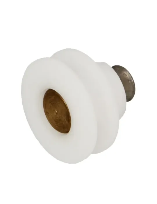 Rodamiento mampara MMP07 - Ø25 x 19 mm - Nylon - Blanco