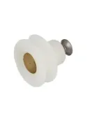 Rodamiento mampara MMP08 - Ø25 x 16 mm - Nylon - Blanco