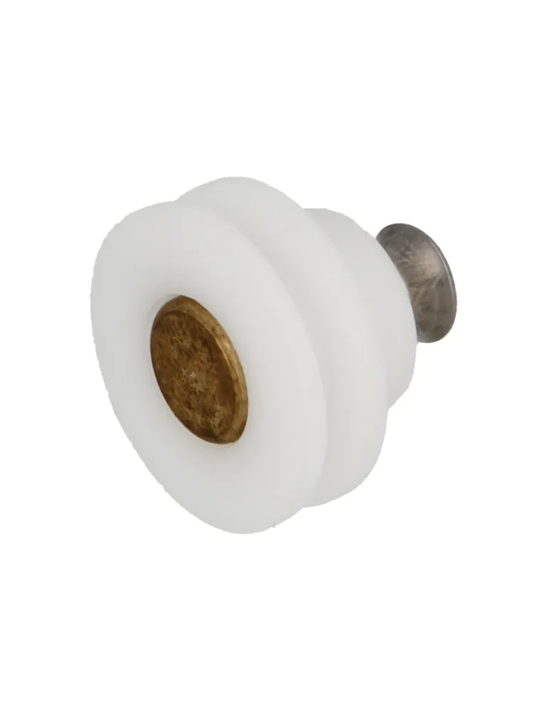 Rodamiento mampara MMP09 - Ø24 x 16 mm - Nylon - Blanco