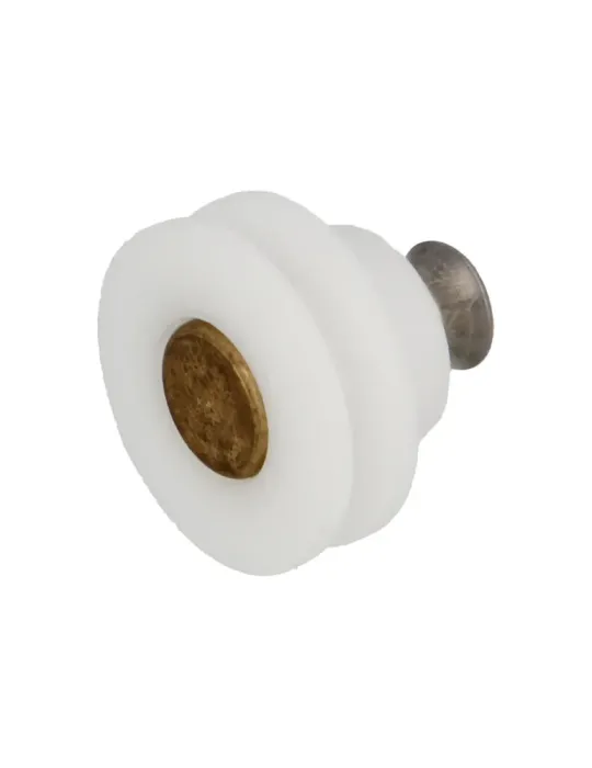 Rodamiento mampara MMP09 - Ø24 x 16 mm - Nylon - Blanco