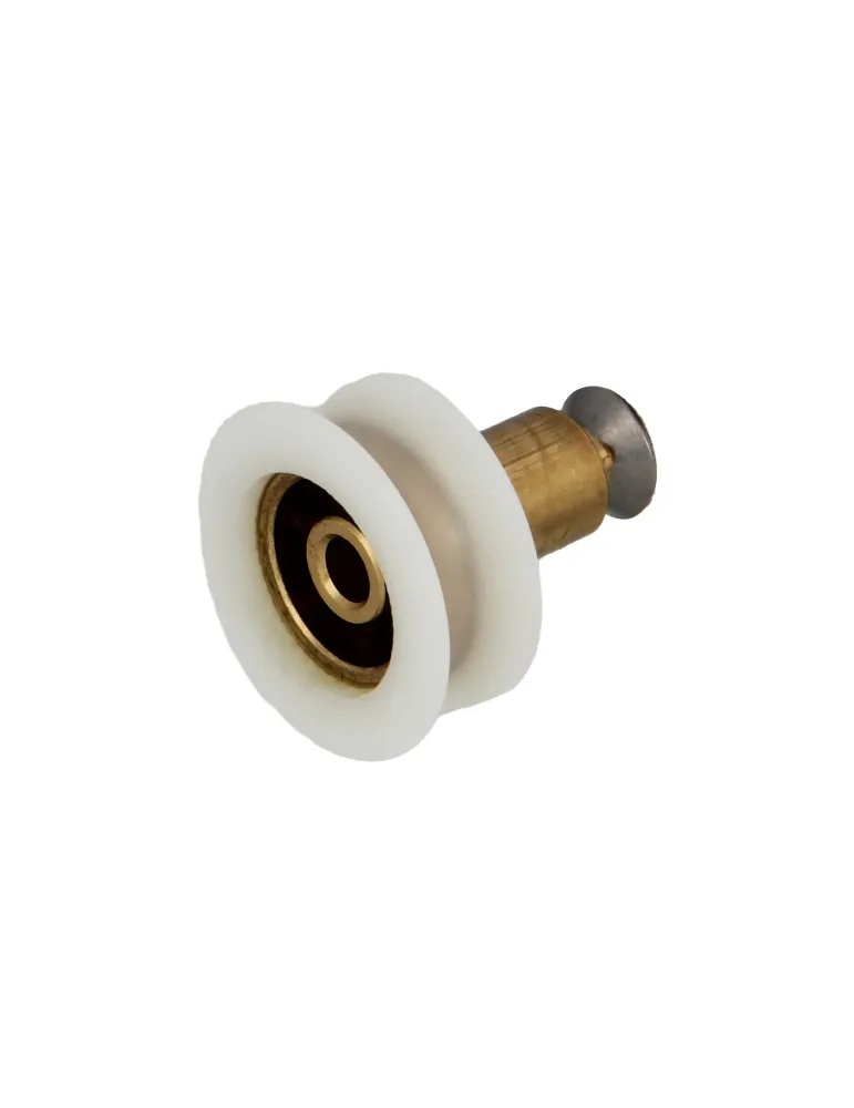 Rodamiento mampara MMP11 - Ø24 x 23 mm - Nylon - Blanco