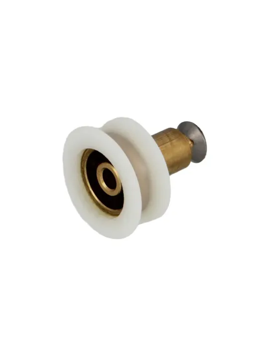 Rodamiento mampara MMP11 - Ø24 x 23 mm - Nylon - Blanco