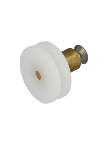 Rodamiento mampara MMP12 - Ø26 x 21 mm - Nylon - Blanco