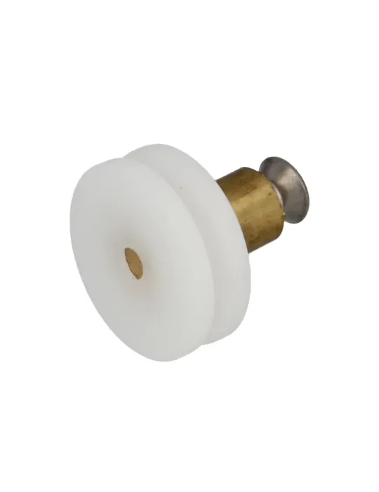 Rodamiento mampara MMP12 - Ø26 x 21 mm - Nylon - Blanco