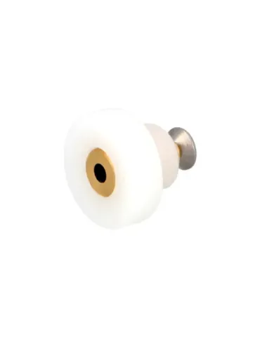 Rodamiento mampara MMP14 - Ø19 mm - Nylon - Blanco