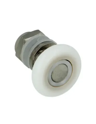 Rodamiento mampara PMC02 - Ø23 mm - Nylon - Blanco