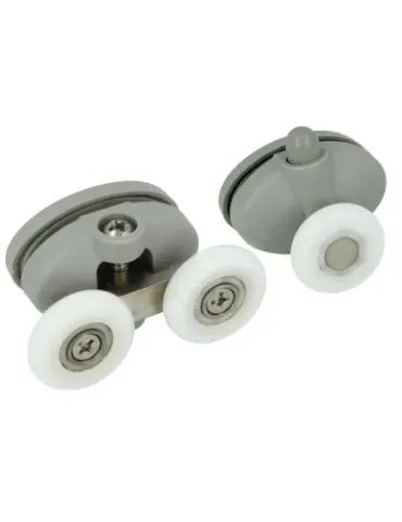 Rodamiento mampara PMC03 - Ø23 mm - Nylon - Gris