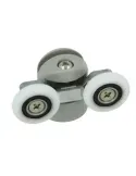 Rodamiento mampara PMC04 - Ø23 mm - Nylon - Gris