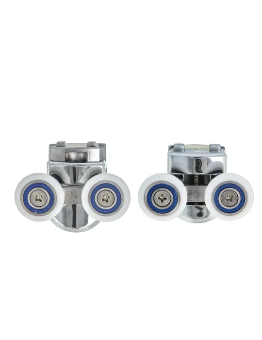 Rodamiento mampara PMC07 - Ø23 mm - Zamak - Cromado