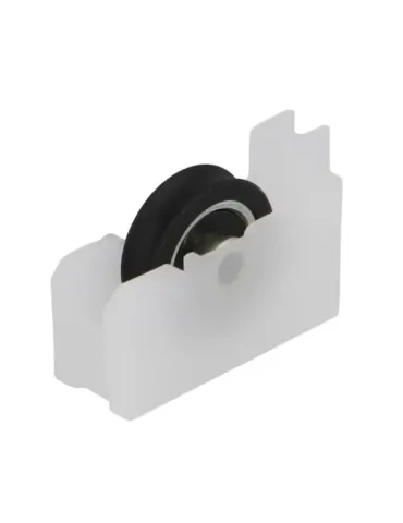 Rodamiento ventana COR01 - 38 x 27 mm - Nylon - Blanco