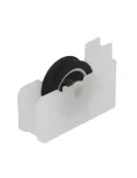 Rodamiento ventana COR01 - 38 x 27 mm - Nylon - Blanco