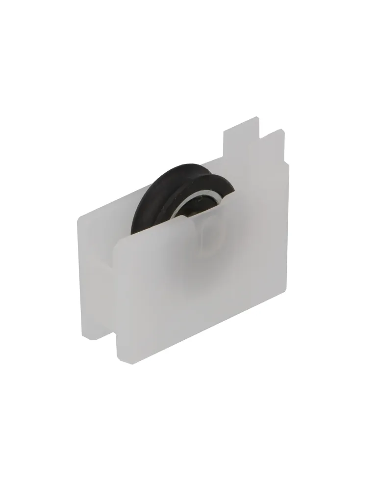 Rodamiento ventana COR04 - 40 x 33 mm - Nylon - Blanco