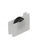 Rodamiento ventana COR04 - 40 x 33 mm - Nylon - Blanco