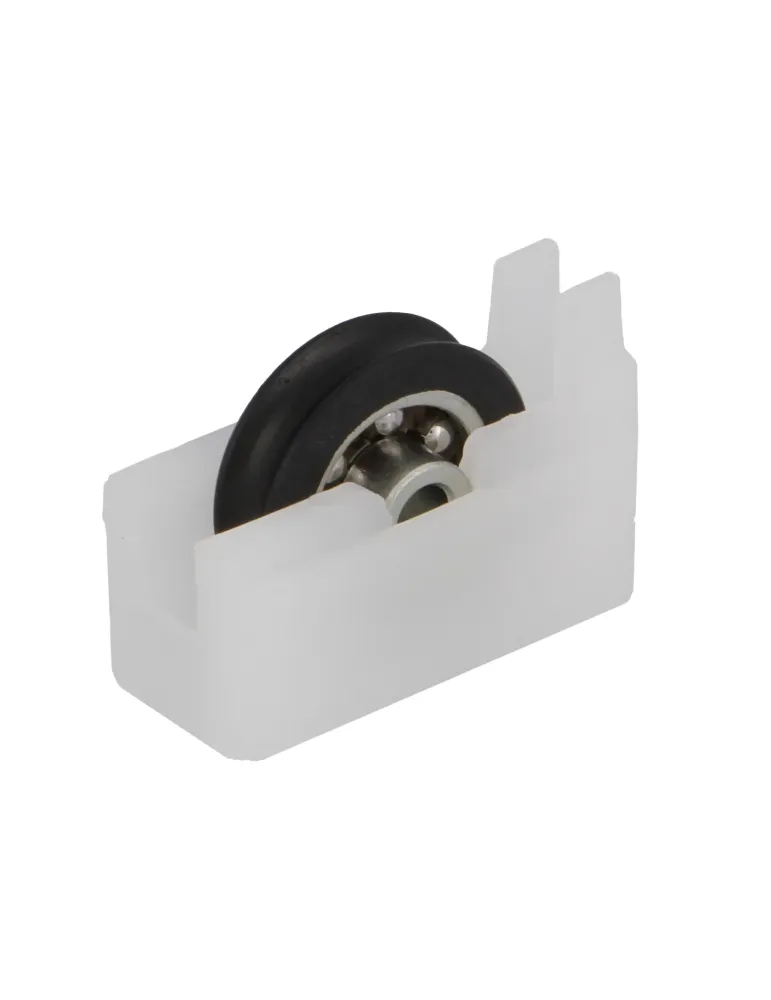 Rodamiento ventana COR05 - 33 x 22 mm - Nylon - Blanco