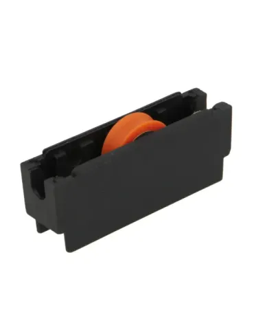 Rodamiento ventana COR08 - 65 x 26 mm - Nylon - Negro