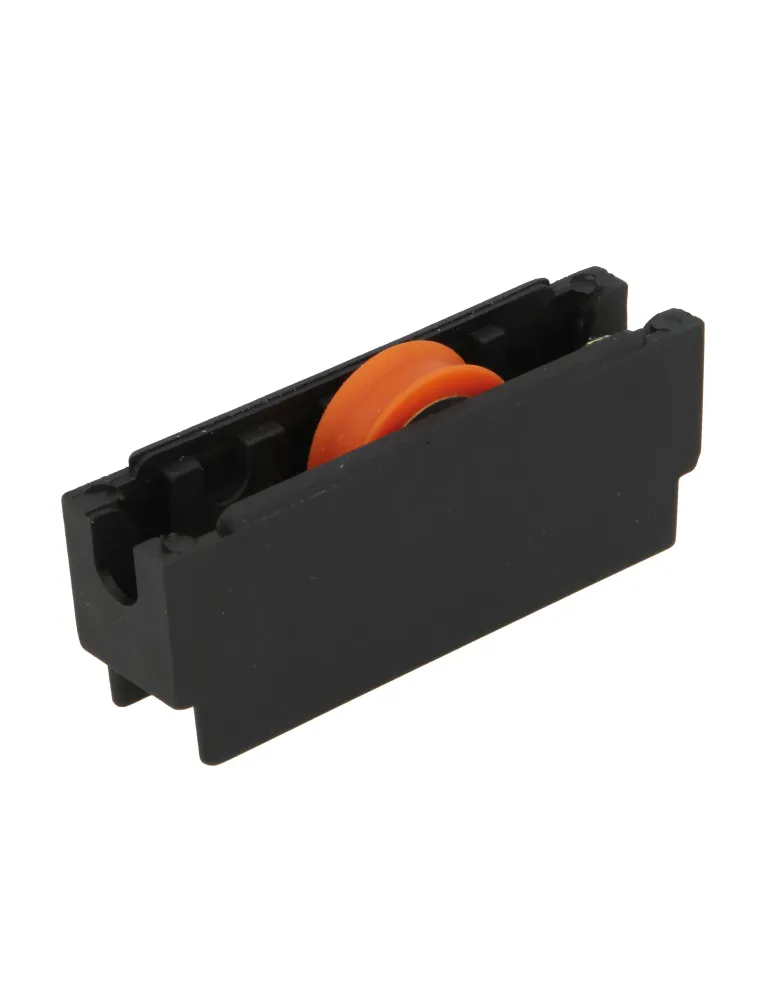 Rodamiento ventana COR08 - 65 x 26 mm - Nylon - Negro