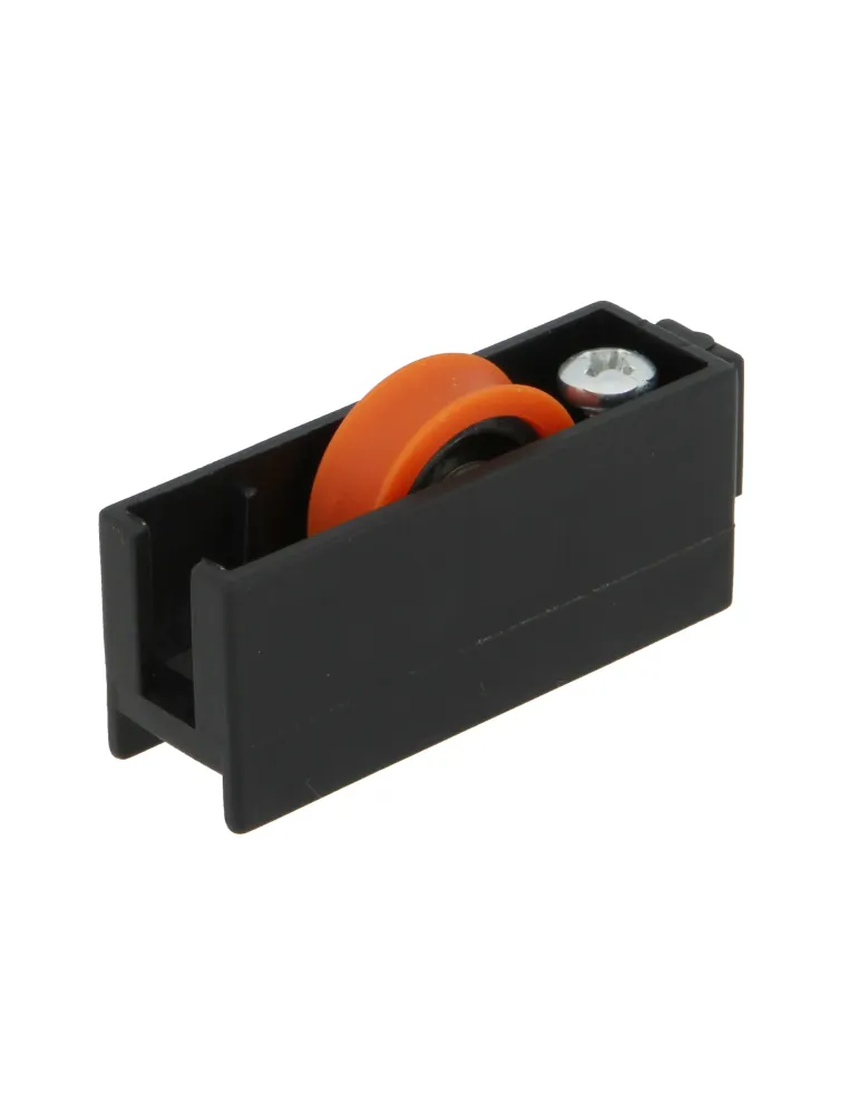 Rodamiento ventana COR09 - 51 x 20 mm - Nylon - Negro