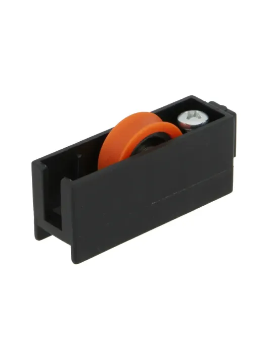 Rodamiento ventana COR09 - 51 x 20 mm - Nylon - Negro