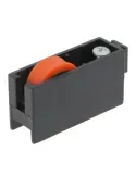 Rodamiento ventana COR10 - 48 x 26 mm - Nylon - Negro