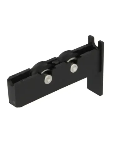 Rodamiento ventana COR12 - 56 x 14 mm - Nylon - Negro