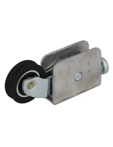 Rodamiento ventana COR25 - 57 x 25 mm - Zamak - Zincado