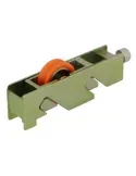 Rodamiento ventana COR28 - 75 x 15 mm - Zamak - Bicromatado