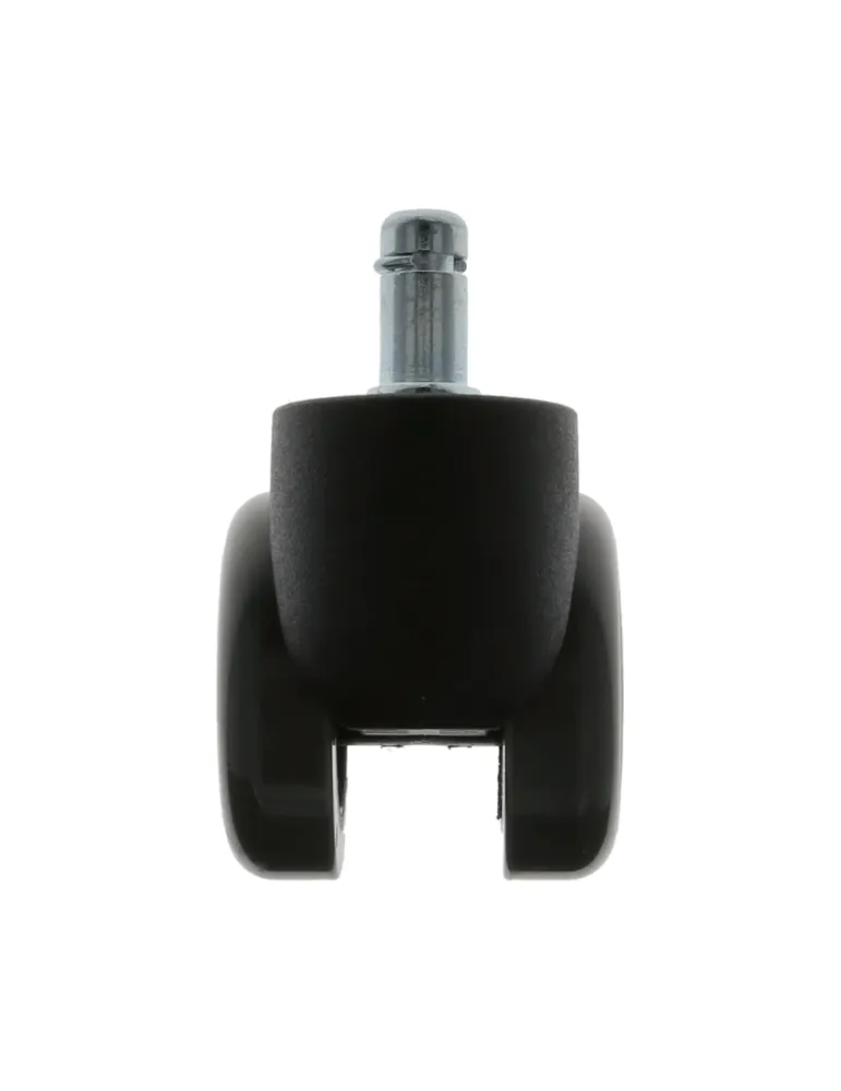 Rueda con espiga y anilla 1509 - Ø50 mm - Nylon - Gris-negro