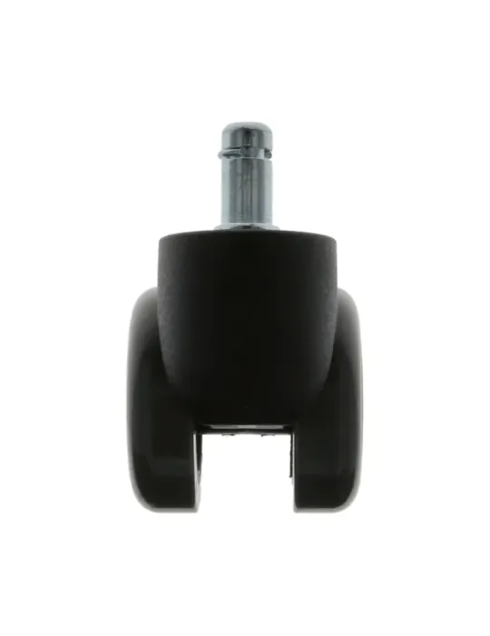 Rueda con espiga y anilla 1509 - Ø50 mm - Nylon - Gris-negro