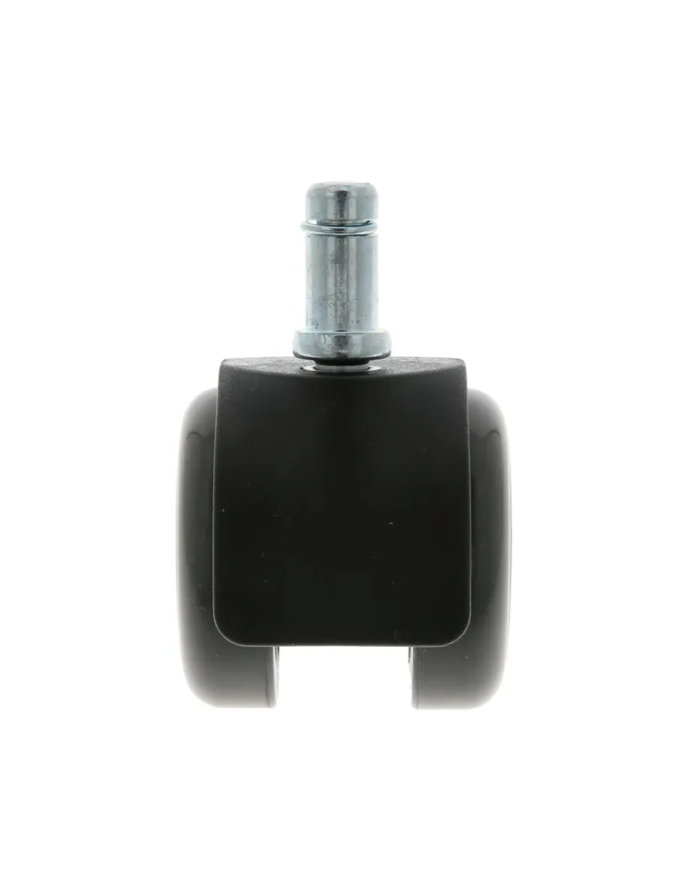 Rueda con espiga y freno 1508 - Ø50 mm - Nylon - Gris-negro