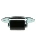 Rueda fija cajones 1307 - Ø13 mm - Nylon - Negro