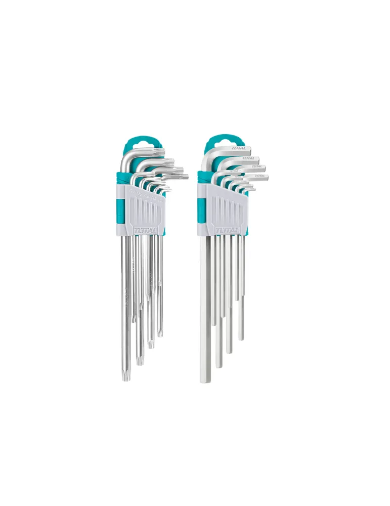 Set 2 juegos llaves Allen y Torx THT106KT0181 - Cromo vanadio (Cr-V)