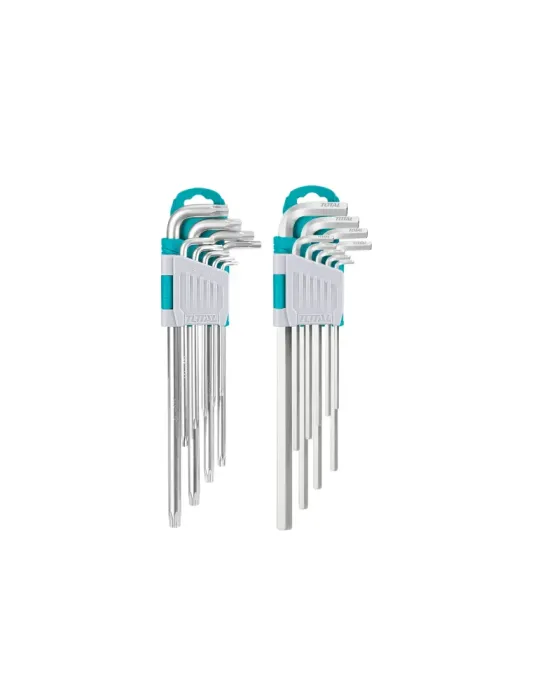 Set 2 juegos llaves Allen y Torx THT106KT0181 - Cromo vanadio (Cr-V)