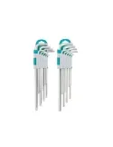 Set 2 juegos llaves Allen y Torx THT106KT0181 - Cromo vanadio (Cr-V)