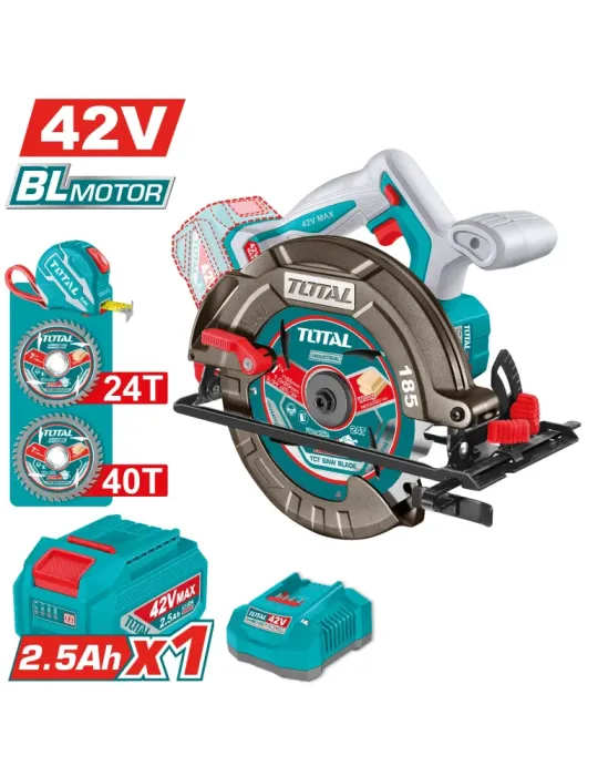 Sierra circular Brushless a batería TSLI4218511E - 42 V