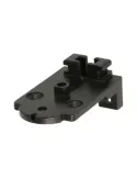 Soporte 3031 - 62 x 37 x 27 mm - Zamak - Negro