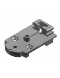 Soporte 3032 - 62 x 37 x 27 mm - Zamak - Negro