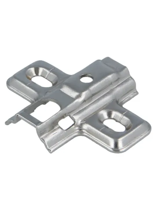 Soporte bisagra cazoleta 4000 - Acero - Niquelado