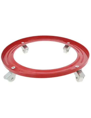 Soporte bombona 2605 - Ø31 x 5 cm - Acero - Naranja