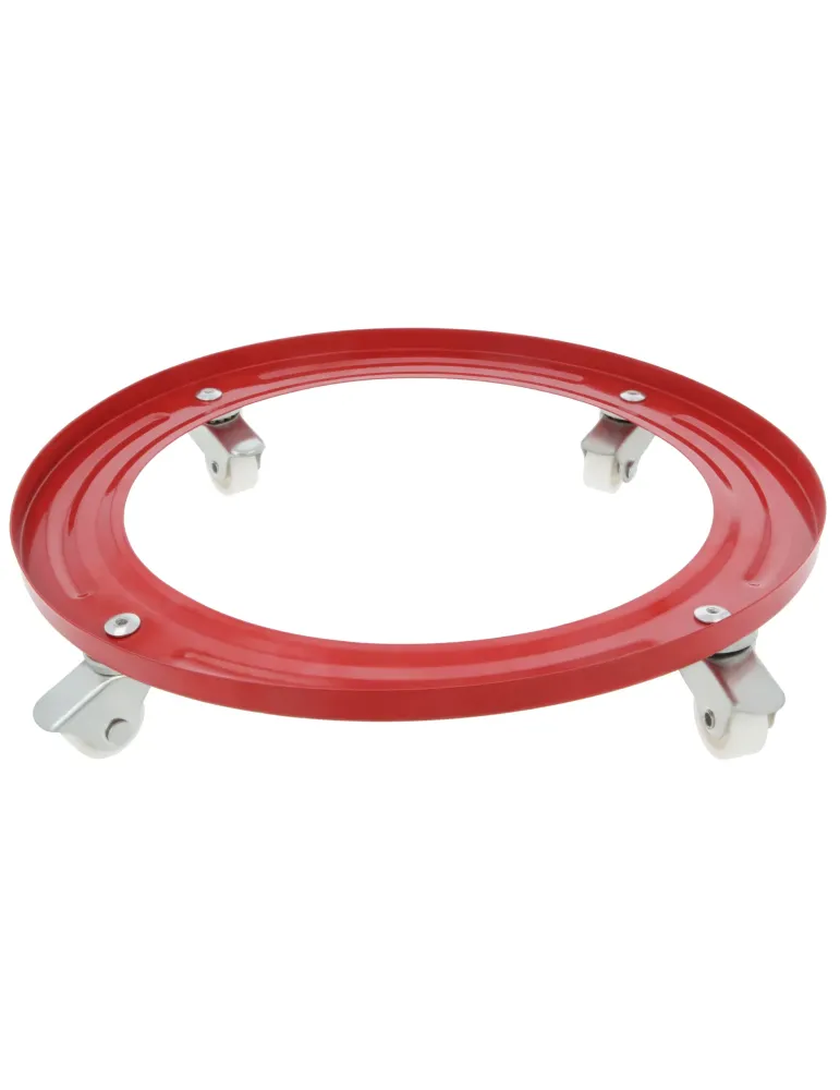 Soporte bombona 2605 - Ø31 x 5 cm - Acero - Naranja