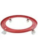 Soporte bombona 2605 - Ø31 x 5 cm - Acero - Naranja