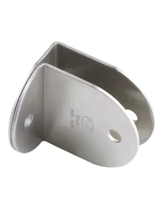 Soporte de fijación 112 - 54 x 42 x 2 mm - Acero inoxidable 18/8 - Mate