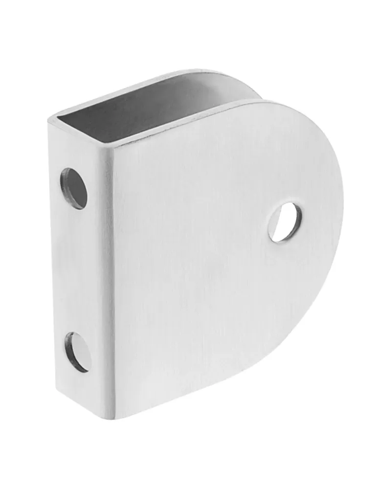 Soporte de fijación 113 - 50 x 17 x 2 mm - Acero inoxidable 18/8 - Mate
