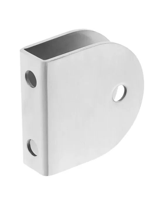 Soporte de fijación 113 - 50 x 17 x 2 mm - Acero inoxidable 18/8 - Mate